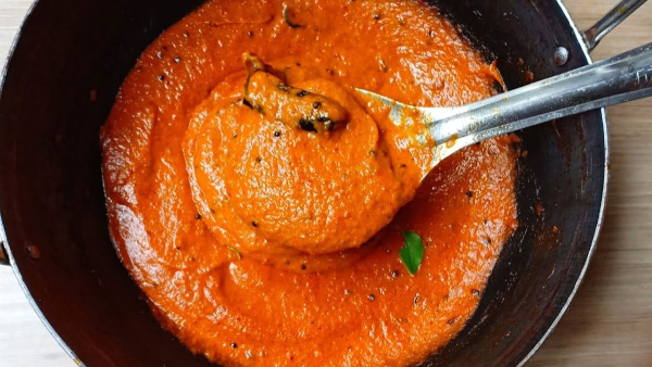 Karaikudi Thakkali Chutney How To Make Karaikudi Tomato Chutney in Tamil