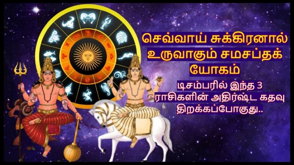 Venus Mars Make Samsaptak Rajyog On December 2024 These Zodiac Signs Will Be Lucky