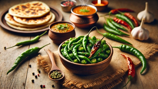 Green Chilli Thecha Recipe How to Prepare Green Chilli Thecha