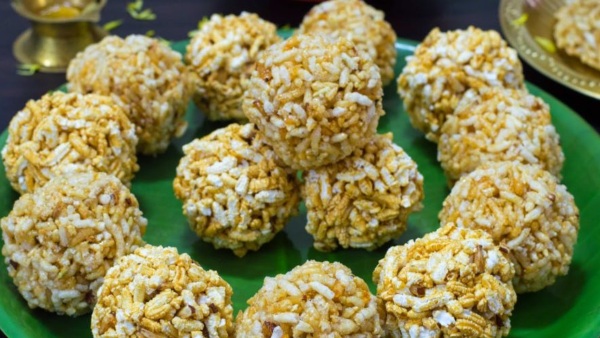 Karthigai Deepam Special Pori Urundai How To Make a Pori Urundai Recipe