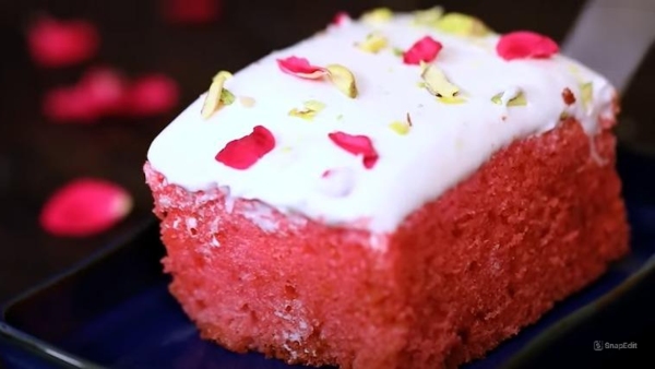 Christmas Special Cake How To Make a Rose Milk Cake Recipe