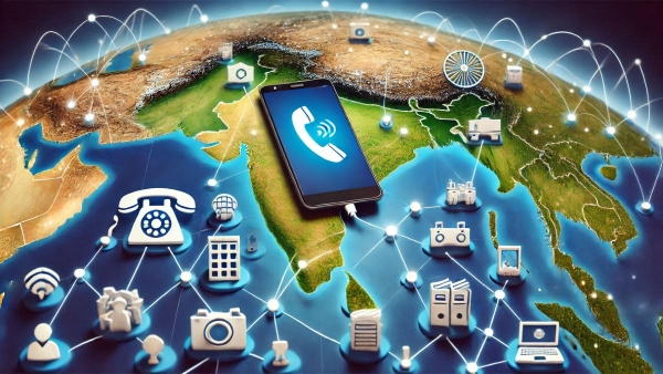 Who Made The First Mobile Phone Call In India in Tamil