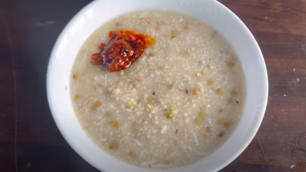 Kuthiraivali Pachaipayaru Kanji How To Make a Horsetail Millet Green Gram Kanji