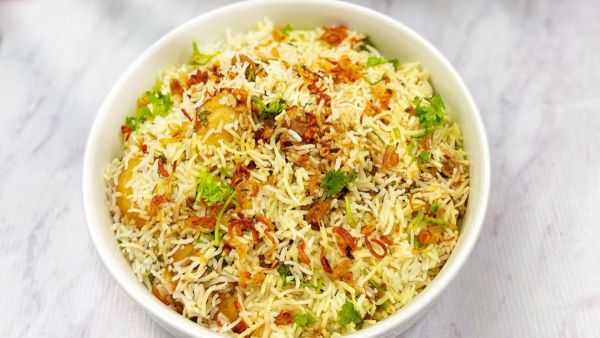 Banana Flower Biriyani Recipe How to Prepare Banana Flower Biriyani