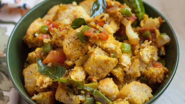 Bread Upma Recipe How to Prepare Bread Upma