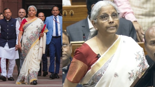 Budget 2025 FM Nirmala Sitharaman Wears Madhubani Art Saree