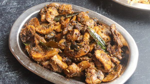 Pallipalayam Mushroom Fry Recipe How to Prepare Palilalia Mushroom Fry
