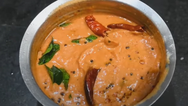 Steamed Tomato Peanut Chutney How To Make A Tomato Peanut Chutney Recipe