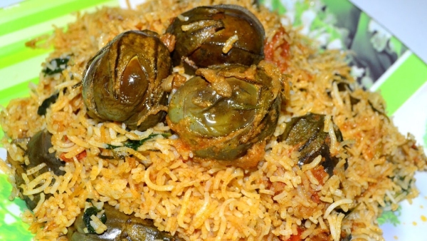 Brinjal Biryani Recipe How to Prepare Brinjal Biryani