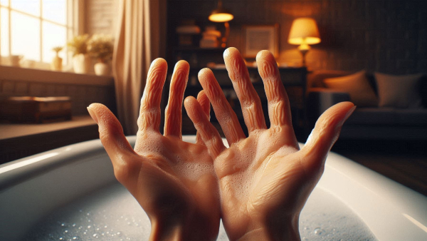 Why Does Skin Get Wrinkly in Water in Tamil