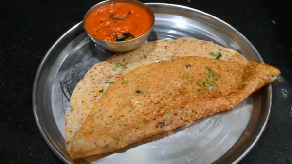 Wheat Vegetable Dosa How To Make a Vegetable Wheat Dosa With Kara Chutney