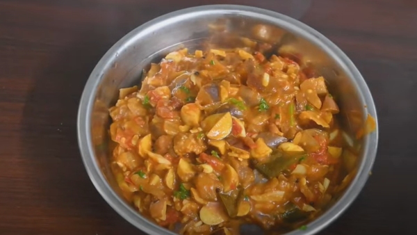 Palakottai Kathirikkai Gravy How To Make a Jackfruit Seed Brinjal Gravy Recipe