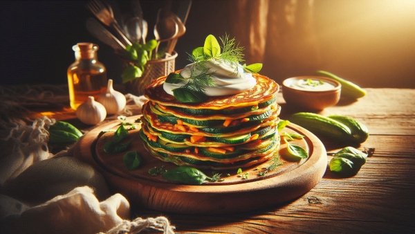Vegetable Pan Cake Recipe How to Make Vegetable Pan Cake