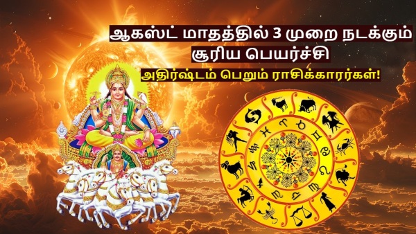 Sun Transits 3 Times In August 2025 These Zodiac Signs Will Be Lucky