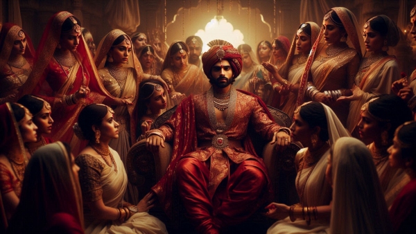 Indian King Who Had 10 Wives 350 Mistresses and Fathered 88 Children