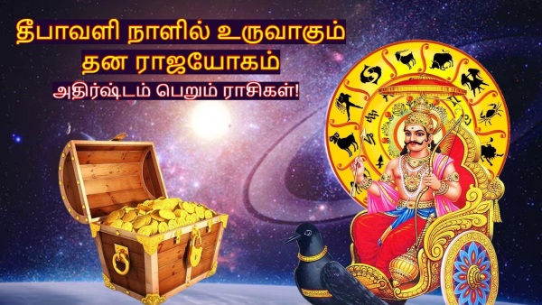 Diwali 2025 Saturn Make Dhan Rajyog After 100 Years Lucky Zodiac Signs