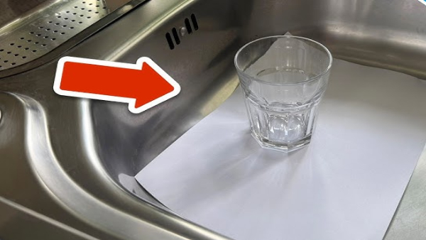 Why You Should Leave Paper and a Glass In Your Sink While Going on Vacation