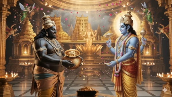 What is the significance of the loan taken by Lord Venkateswara From Kubera