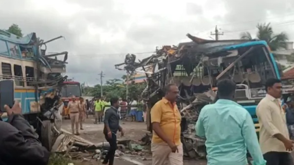 Tenkasi Private Bus Accident