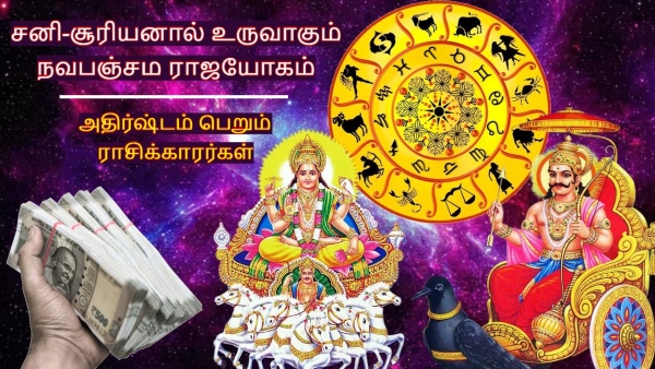 Saturn Sun Make Navpancham Rajyog 2025 These Zodiac Signs Will Get More Money
