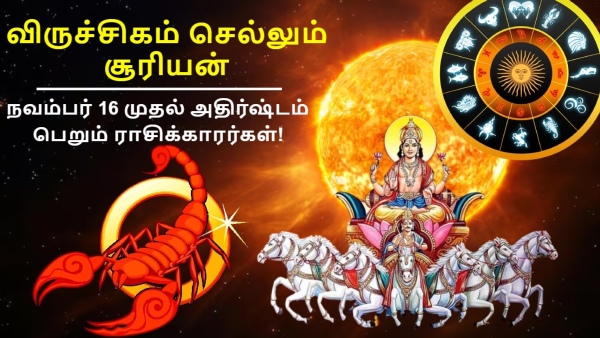 Sun Transit In Scorpio On 16 November 2025 List Of Lucky Zodiac Signs