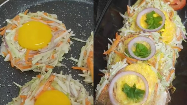 Weight Loss Egg Recipes How To Make a Vegetable Egg Omelette