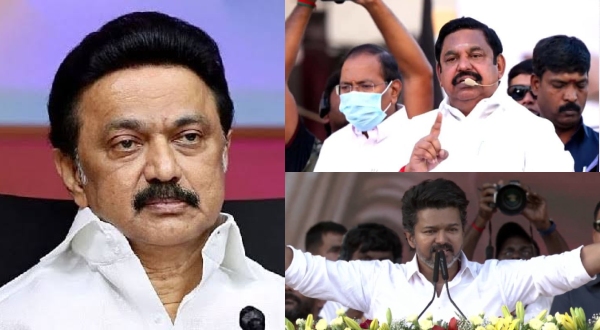 DMK Stalin reviews survey warning on vote share drop for DMK and rise in Vijay TVK DMK Stalin reviews survey warning on vote share drop for DMK and rise in Vijay TVK