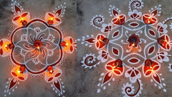 Karthigai Deepam 2025 Simple Rangoli Kolam Designs