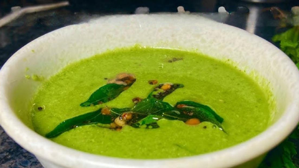 Kothamalli Thanni Chutney How To Make a Coriander Thanni Chutney Recipe