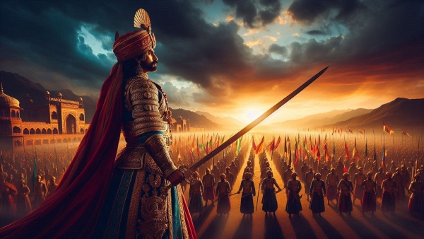 Which Hindu King Defeated Mughals and Ruled Delhi