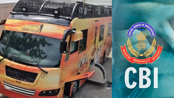 karur stampede Case CBI has seized the campaign vehicle of TVK leader Vijay