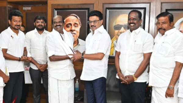 After Resigning as MLA Vaithilingam Joins DMK Calls It Anna s Mother Party speaks about OPS