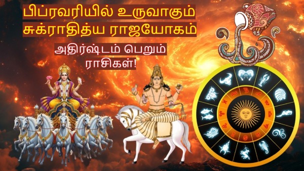 Shukraditya Rajyog 2026 In February Lucky Zodiac Signs