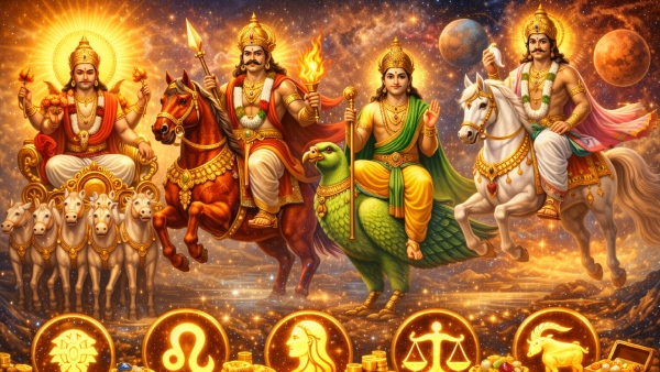 Chaturgrahi Yog In Aquarius 2026 These Zodiac Signs Get More Benefits