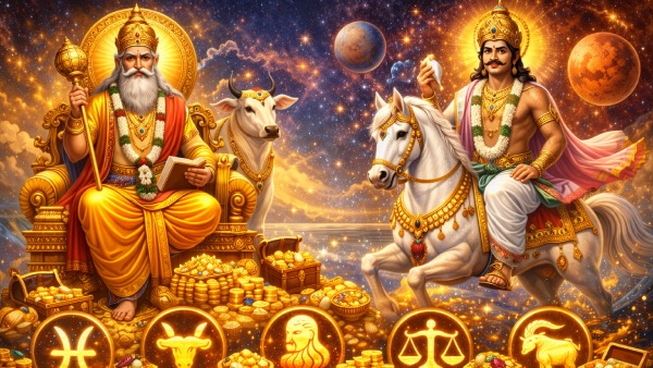 Jupiter Venus Make Navpancham Rajyog On 23 February 2026 Lucky Zodiac Signs Jupiter Venus Make Navpancham Rajyog On 23 February 2026 Lucky Zodiac Signs