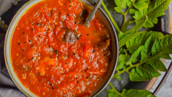 Dhaba Style Tomato Chutney Recipe How to Make Dhaba Style Tomato Chutney