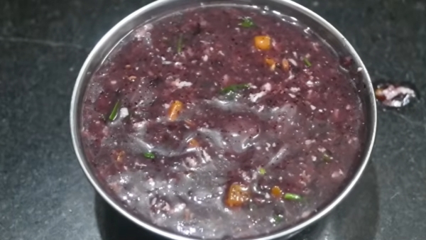 Black Rice Kanji How To Make Karuppu Kavuni Vegetable Kanji For Weight Loss