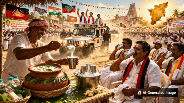 Tamil Nadu Election 2026 Why Politicians Prefer Buttermilk During Long Campaign Days