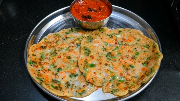 Wheat Dosa With Tomato Chutney How To Make Wheat Dosa With Tomato Chutney Recipe