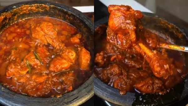 Village Style Varutharacha Chicken Curry How To Make Village Style Varutharacha Chicken Gravy