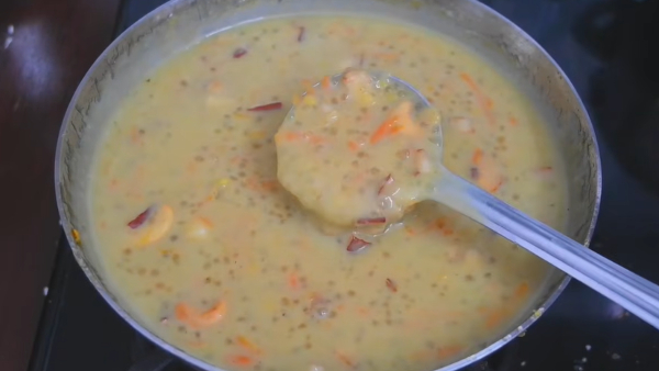 Tamil New Year Special Payasam How To Make Pasiparuppu Javvarisi Carrot Payasam