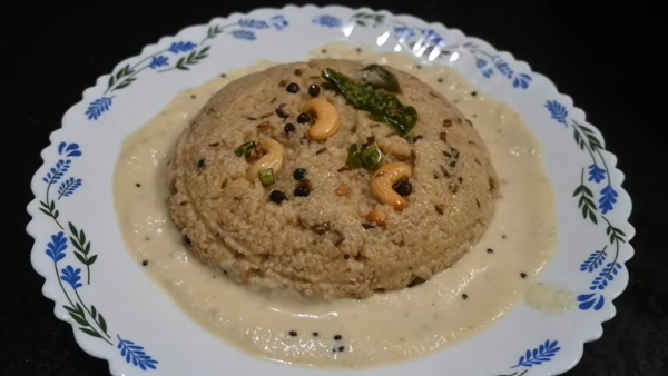 Wheat Rava Pongal How To Make Wheat Rava Pongal With Coconut Chutney