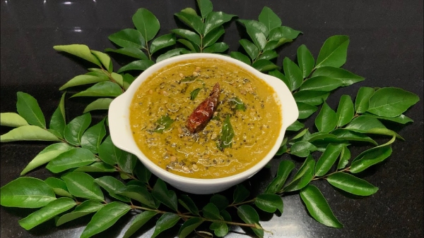 Andhra Karuveppilai Chutney Recipe How to Make at Home in Tamil
