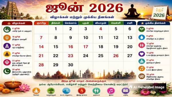 June 2026 Festivals and Important Days June 2026 Festivals and Important Days