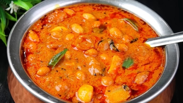 Potato Peanut Kara Kuzhambu How To Make Urulai Kizhangu Verkadalai Kara Kuzhambu Recipe Potato Peanut Kara Kuzhambu How To Make Urulai Kizhangu Verkadalai Kara Kuzhambu Recipe