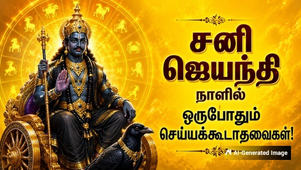 Shani Jayanti 2026 Things To Avoid On Shani Jayanti