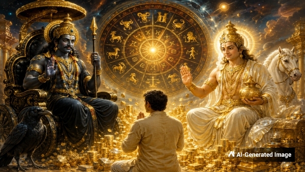 Saturn-Venus Creates Navpanchama Rajayoga 2026 List of Three Lucky Zodiac Signs