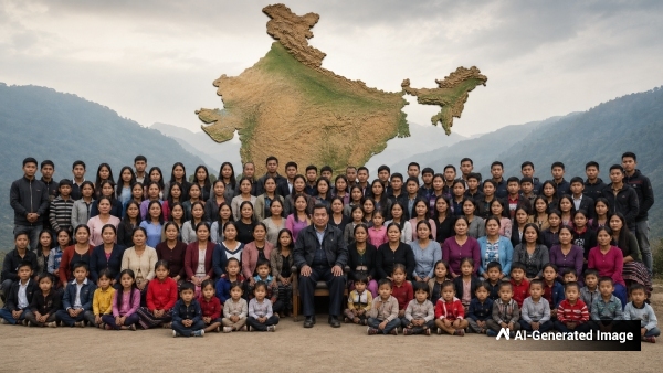 Ziona Family World s Largest Family Which Has 39 Wives 94 Children and 33 Grandchildren