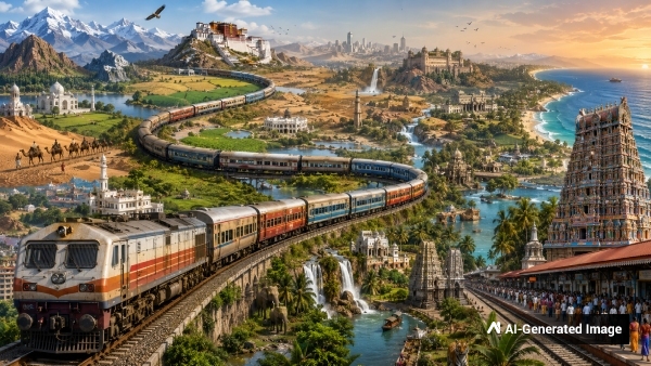 India s Longest Train That Cross 12 States