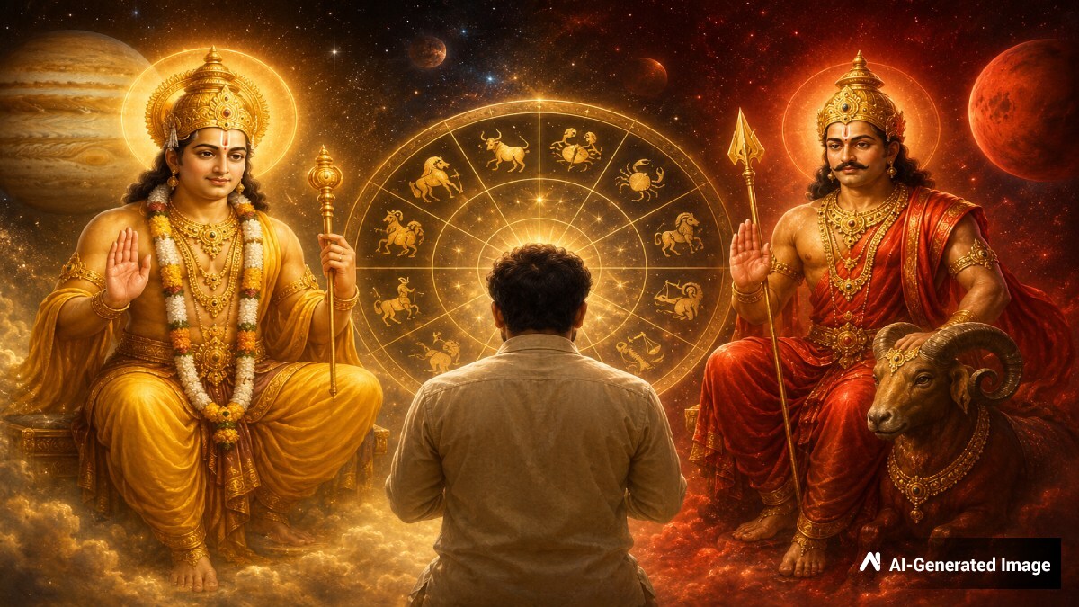 குரு-செவ்வாயின் அரிய சேர்க்கையால் ஜெயிக்கிற குதிரையாகப் போகும் 4 ராசிகள் - உங்க ராசி இதுல இருக்கா?